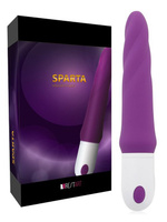 Спиралевидный водонепроницаемый вибростимулятор Sparta – фиолетовый RestArt