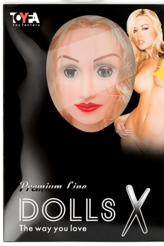 Реалистичная надувная секс-кукла TOYFA Dolls-X Eleanor с вибрацией - телесный