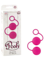 Вагинальные шарики Posh Silicone “O” Balls - розовый California Exotic Novelties