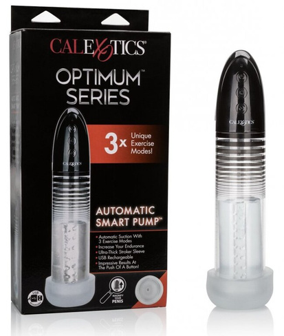 Автоматическая вакуумная помпа Calexotics Optimum Series Automatic Smart Pump - чёрный California Exotic Novelties