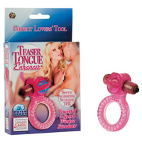 Эрекционное кольцо с вибропулей Calexotics Teaser Tongue Enhancer – розовый SE-1463-04-3 California Exotic Novelties