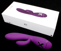 Вибратор Ovo K1 для двойной стимуляции – фиолетовый OVO
