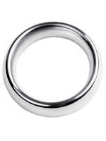 Кольцо металлическое на пенис Toyfa Metal – серебристый, M TOYFA