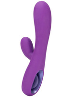 Перезаряжаемый вибромассажер UltraZone Tease 6x со стимуляцией клитора – фиолетовый Topco Sales®