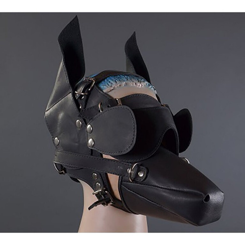 Шлем-маска «Пони» из натуральной кожи - One Size Подиум
