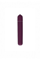 Вибропуля Bullet Vibrator - Extra Long - Purple: 10 см, 10 режимов работы, АБС-пластик SHOTSMEDIA