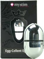 Яйцо с электростимуляцией Egg-cellent Egon S маленькое – серебристое Mystim