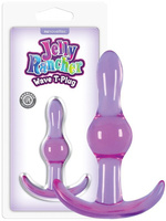 Анальная пробка Jelly Rancher T-Plug Wave волнистая – фиолетовый NS Novelties