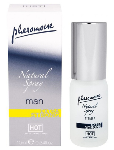 Мужские духи с феромонами Hot Natural Spray Extra Strong - 10 мл Hot Products Ltd.