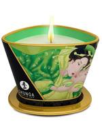 Массажное арома масло в виде свечи Exotic Green Tea "Зеленый чай" – 170 мл Shunga Erotic Art