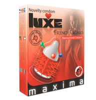 Презерватив Luxe «Французский связной» со стимулирующими усиками и шариками - 1 шт