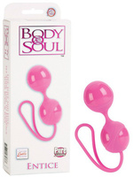 Вагинальные шарики Body & Soul Entice – розовый California Exotic Novelties