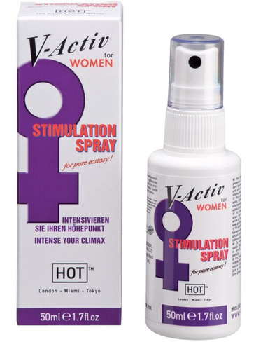 Стимулирующий спрей Hot V-Activ для женщин - 50 мл Hot Products Ltd.