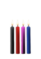 Набор разноцветных восковых BDSM-свечей Teasing Wax Candles Large SHOTSMEDIA