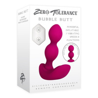 Zero Tolerance BUBBLE BUTT Анальные шарики с вибрацией, надувом и пультом ДУ Evolved