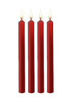 Набор восковых BDSM-свечей Teasing Wax Candles Large, красные Shots toys