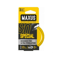 Точечно-ребристые презервативы MAXUS Special №3, 3 шт. Maxus