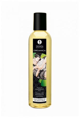 Съедобное массажное масло Shunga Organica «Натуральное» - 250 мл Shunga Erotic Art