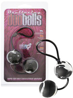 Вагинальные шарики Oscilating Duo Balls – черный Gopaldas