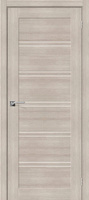 Межкомнатная дверь экошпон остекленная FD Smart Х-28 Matelux Cappuccino
