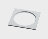 Рамка для светильника Italline IT02-QRS1 white, квадратная 115x115