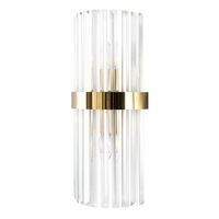 Бра Crystal Lux SORPRESA AP2 BRASS, TRANSPARENTE