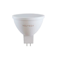 Лампа светодиодная Voltega GU5.3 4000К 6 Вт 580 Лм 220-240 В рефлектор матовая диммируемая