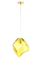 Светильник подвесной Crystal Lux NUESTRO SP1 GOLD, AMBER