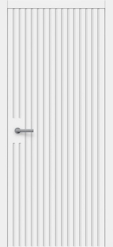 Дверь межкомнатная МДФ, НОВА -1 глухая эмаль белая