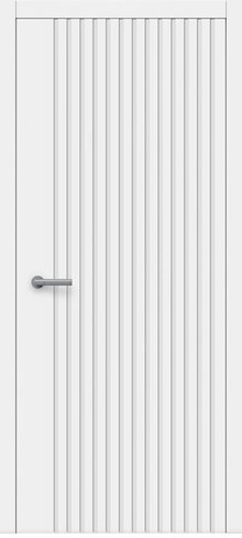 Дверь межкомнатная МДФ, НОВА -3 глухая эмаль белая