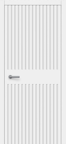 Дверь межкомнатная МДФ, НОВА -4 глухая эмаль белая
