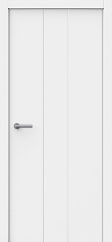 Дверь межкомнатная МДФ Прелюдия глухая эмаль белая