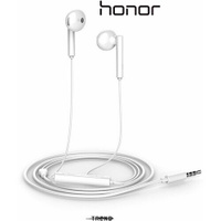 Наушники проводные с микрофоном белые Honor АМ115 для Samsung, Xiaomi, Honor, Huawei, Poco HONOR