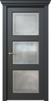 Дверь межкомнатная, Дольче 5.2, Остекленный вариант без орнамента и патины