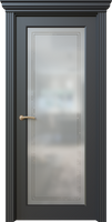 Дверь межкомнатная, Дольче 4.2, Остекленный вариант без орнамента и патины