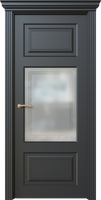 Дверь межкомнатная, Дольче 9.2, Остекленный вариант без орнамента и патины