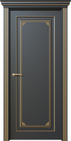 Дверь межкомнатная, Дольче 4.3,Глухой вариант с оргаментом и патиной