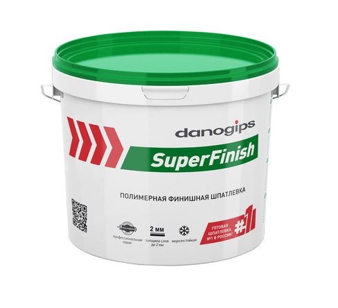 Шпаклевка готовая финишная Danogips "SuperFinish" 5кг