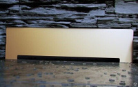 Душевой лоток Pestan Confluo Wall с дизайн-вставкой золото 24К глянец 13100061