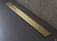 Душевой лоток Pestan Confluo Frameless Line Gold 550 с дизайн-вставкой 13701221