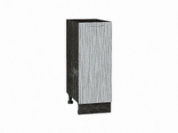 Шкаф нижний с 1-ой дверцей Валерия-М Серый металлик дождь светлый Graphite