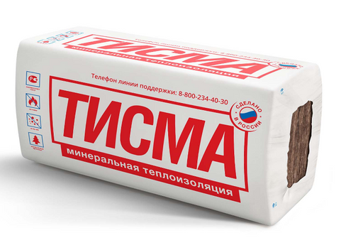 Утеплитель ТИСМА 041 (плита) 50х600х1300 0,624м3/12,48м2