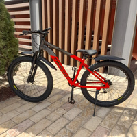Велосипед 27,5 Timetry красный-черный