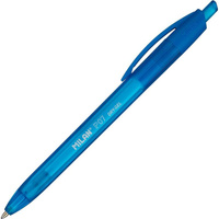 Ручка шариковая автоматическая Milan Dry-Gel синяя (толщина линии 0.7 мм)