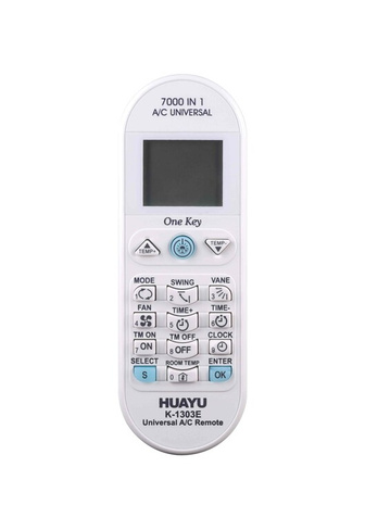 Пульт ДУ универсальный для кондиционеров HUAYU K-1303E 7000 в 1 (KT-E08) за