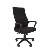 Кресло для руководителя РК 165 черное (ткань/пластик)