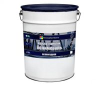 Краска-герметик резиновая всепогодная Полимераль, литой бетон 10 кг.