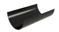 Желоб Классика 120 ПВХ GL 3м черный (RAL 9005)