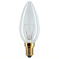 Лампа накаливания E14 60Вт 670лм свеча прозрачная Philips Сигнифай Евразия ООО