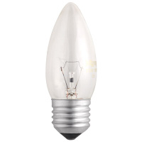 Лампа свеча накал E27 40Вт 380лм прозрачная Jazzway МИК (Jazzway)